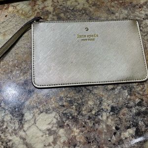 Kate Spade wristlet with strap